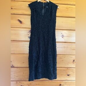 RN Studio By Ronni Nicole Lace Sparkly Black Lined Dress Size 10
